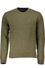 NAPAPIJRI GREEN MEN'S SWEATER
