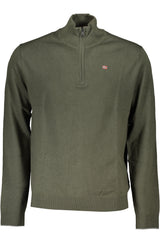 NAPAPIJRI GREEN MEN'S SWEATER