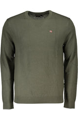 NAPAPIJRI GREEN MEN'S SWEATER