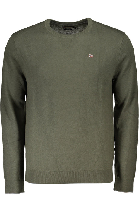 NAPAPIJRI GREEN MEN'S SWEATER