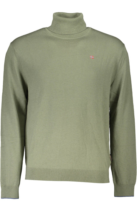 NAPAPIJRI MAN GREEN SWEATER