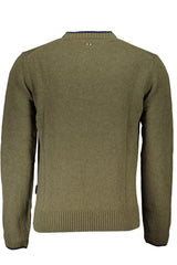 NAPAPIJRI GREEN MEN'S SWEATER