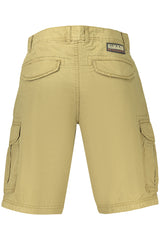 NAPAPIJRI MEN'S GREEN BERMUDA SHORTS