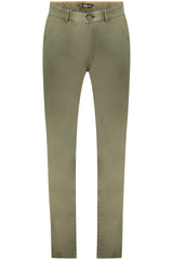NAPAPIJRI MEN'S GREEN TROUSERS