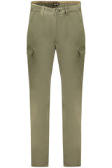 NAPAPIJRI MEN'S GREEN TROUSERS