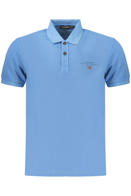 NAPAPIJRI MEN'S SHORT-SLEEVE POLO SHIRT, BLUE