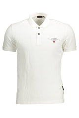 NAPAPIJRI POLO SHORT SLEEVES MEN WHITE