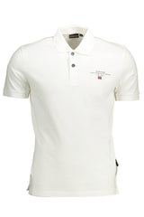 NAPAPIJRI POLO SHORT SLEEVES MEN WHITE