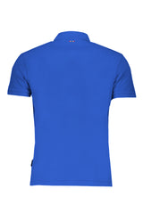 NAPAPIJRI MEN'S SHORT SLEEVED POLO SHIRT BLUE