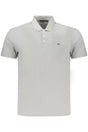 NAPAPIJRI MEN'S SHORT-SLEEVE POLO SHIRT, GREY