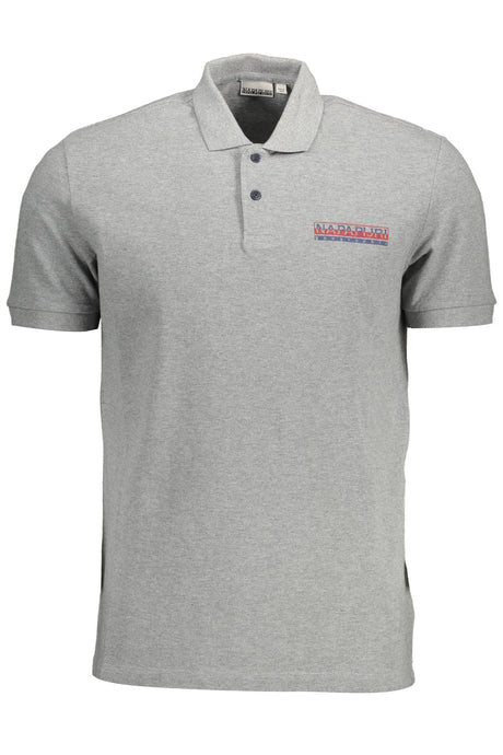 NAPAPIJRI POLO SHORT SLEEVES MEN GREY