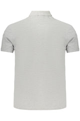 NAPAPIJRI MEN'S SHORT-SLEEVE POLO SHIRT, GREY
