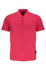 NAPAPIJRI MEN'S SHORT SLEEVED POLO SHIRT PINK