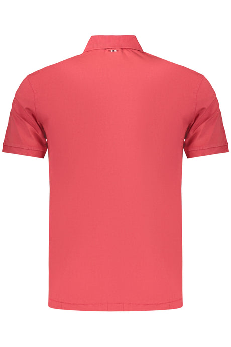 NAPAPIJRI MEN'S SHORT-SLEEVE POLO SHIRT, RED