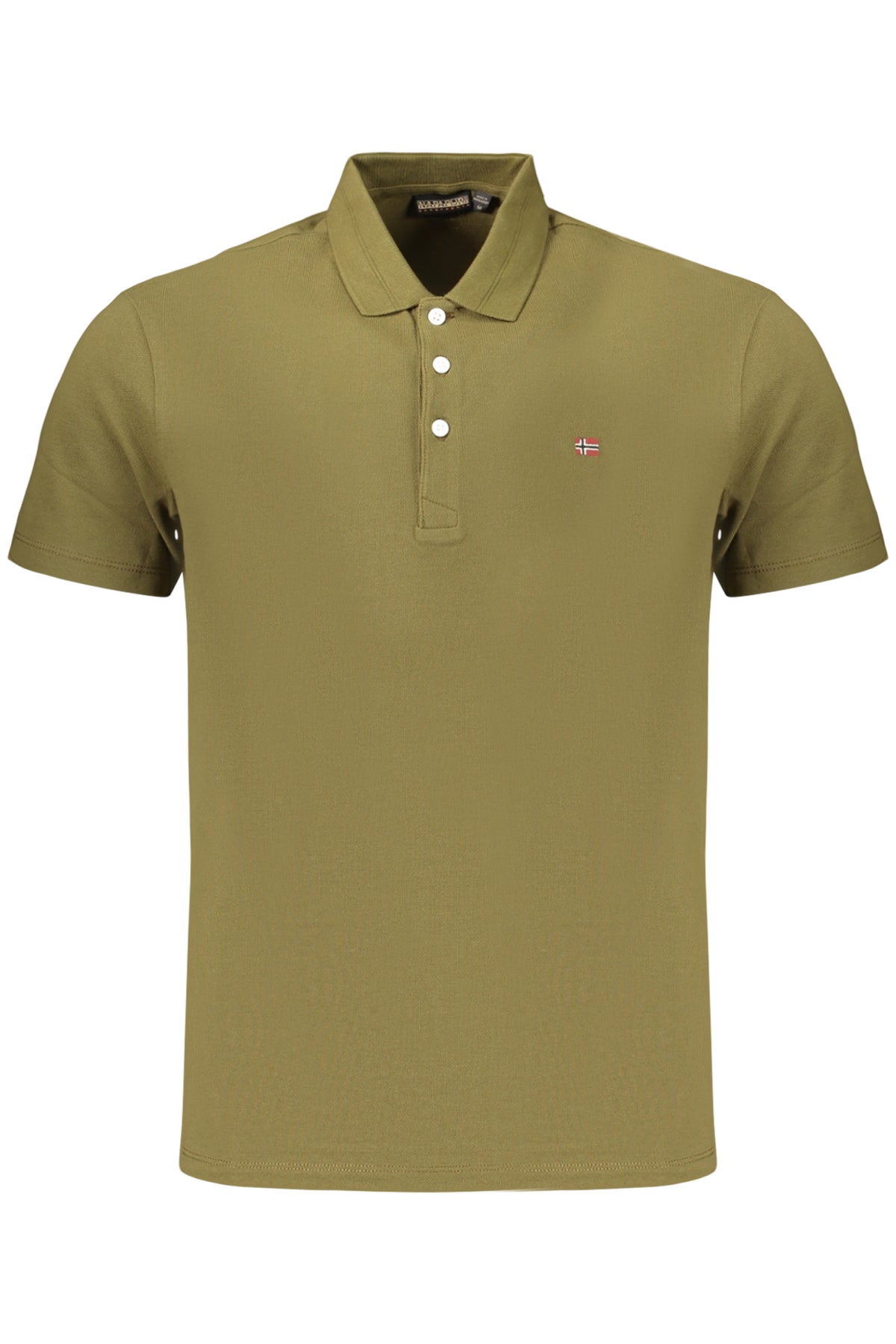 NAPAPIJRI MEN'S SHORT-SLEEVE POLO SHIRT, GREEN
