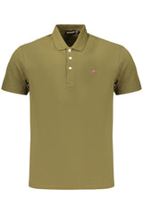 NAPAPIJRI MEN'S SHORT-SLEEVE POLO SHIRT, GREEN