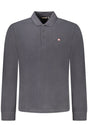 NAPAPIJRI MEN'S LONG-SLEEVED POLO SHIRT BLACK