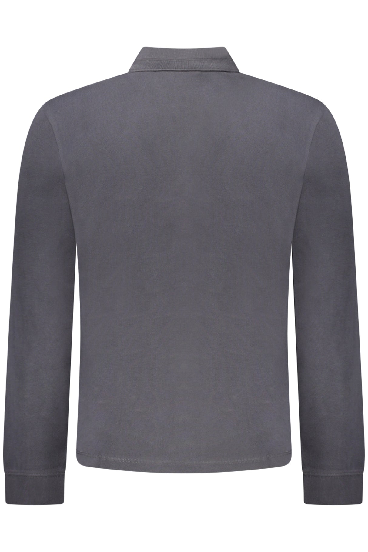 NAPAPIJRI MEN'S LONG-SLEEVED POLO SHIRT BLACK