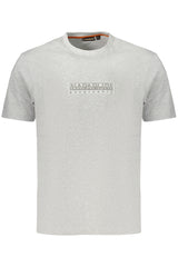 NAPAPIJRI MEN'S SHORT-SLEEVE T-SHIRT GREY