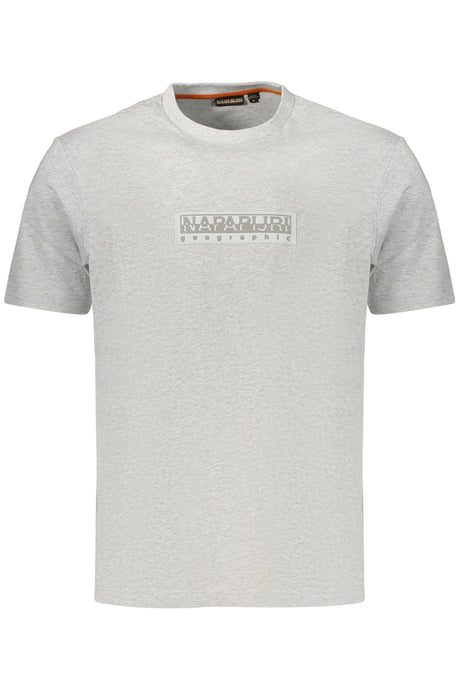 NAPAPIJRI MEN'S SHORT-SLEEVE T-SHIRT GREY