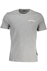 NAPAPIJRI SHORT SLEEVE T-SHIRT MEN GREY