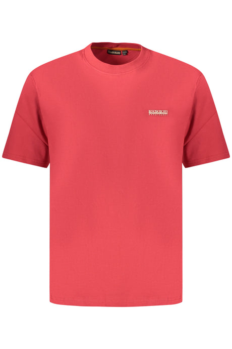 NAPAPIJRI MEN'S SHORT-SLEEVED T-SHIRT, RED