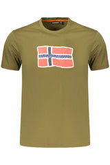 NAPAPIJRI MEN'S SHORT-SLEEVED T-SHIRT GREEN