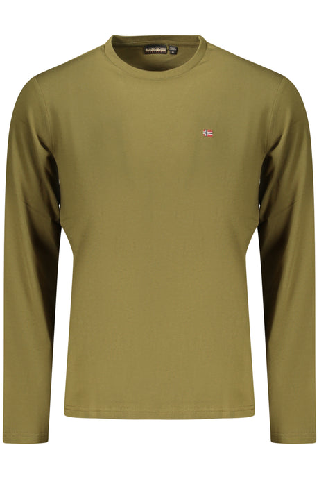 NAPAPIJRI MEN'S LONG-SLEEVED T-SHIRT GREEN