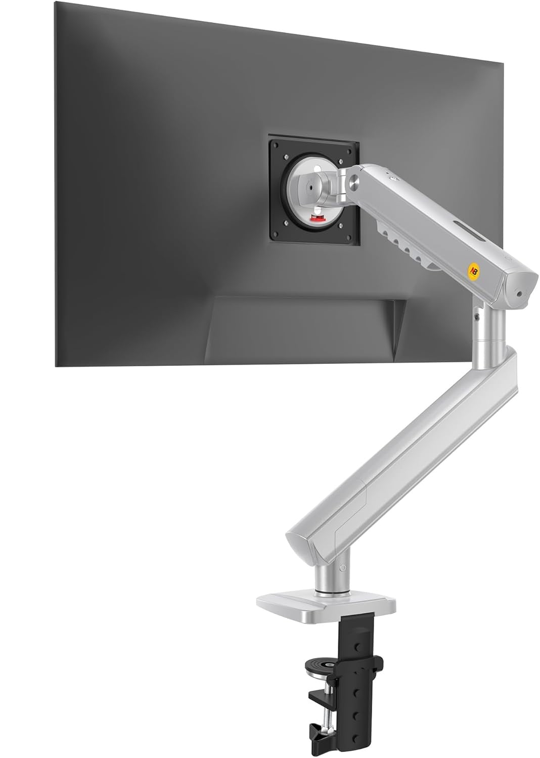 NBMounts SmooVex A5-XS Single Arm Monitor Desk Mount with Mechanical Spring