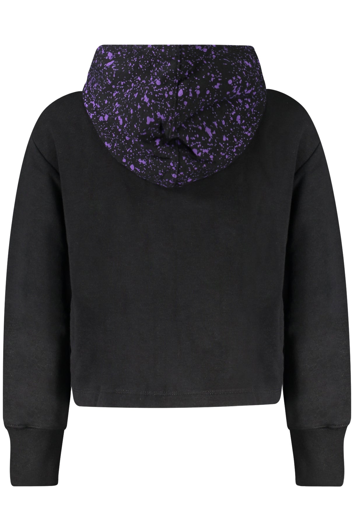 NIKE GIRLS' BLACK ZIP-UP SWEATSHIRT