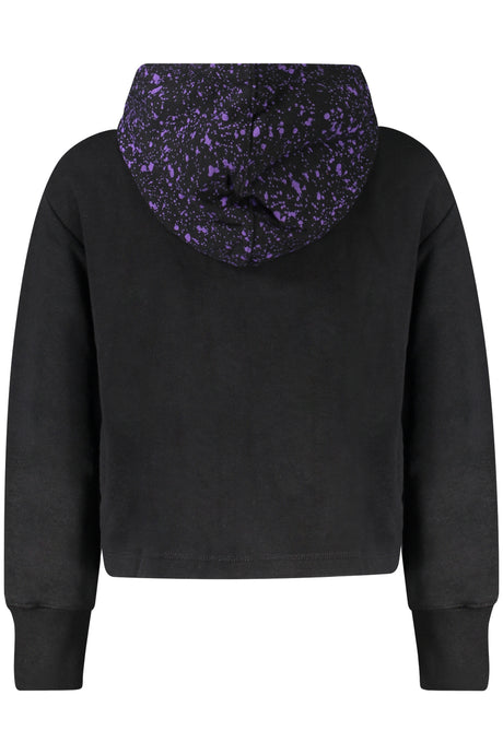 NIKE GIRLS' BLACK ZIP-UP SWEATSHIRT
