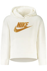NIKE KIDS' WHITE ZIP-UP SWEATSHIRT