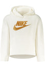 NIKE KIDS' WHITE ZIP-UP SWEATSHIRT