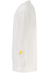 NIKE KIDS' WHITE ZIP-UP SWEATSHIRT