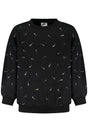 NIKE KIDS' BLACK ZIP-UP SWEATSHIRT
