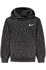 NIKE KIDS' BLACK ZIP-UP SWEATSHIRT