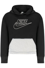 NIKE KIDS' BLACK ZIP-UP SWEATSHIRT