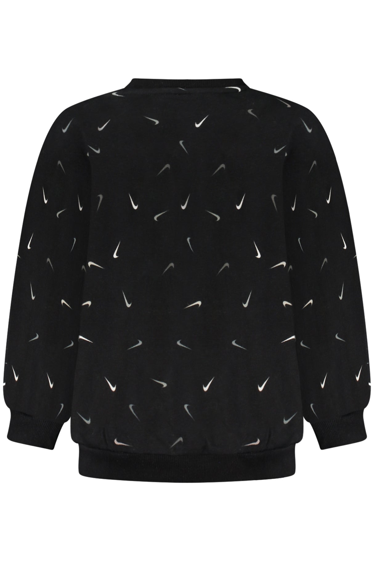 NIKE KIDS' BLACK ZIP-UP SWEATSHIRT