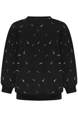 NIKE KIDS' BLACK ZIP-UP SWEATSHIRT