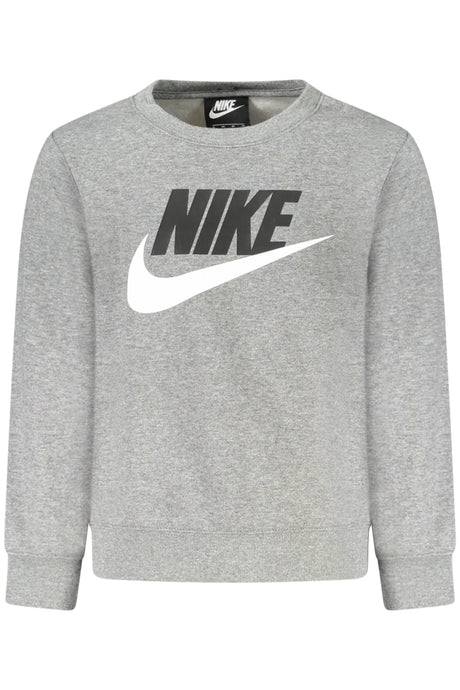 NIKE KIDS' GRAY ZIP-UP SWEATSHIRT