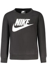 NIKE KIDS' BLACK ZIP-UP SWEATSHIRT