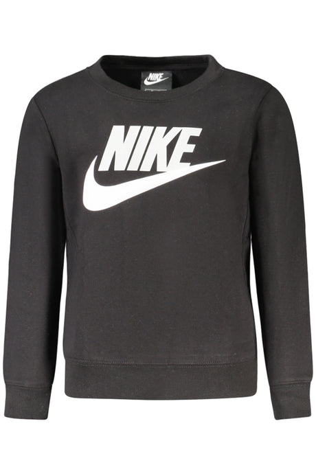 NIKE KIDS' BLACK ZIP-UP SWEATSHIRT