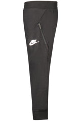 NIKE KIDS' BLACK LONG TRACK PANTS