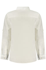 NORTH SAILS CHILDREN'S LONG-SLEEVED SHIRT, WHITE