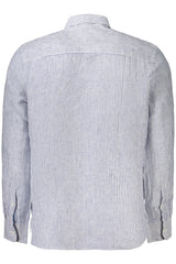 NORTH SAILS MEN'S LONG-SLEEVED SHIRT, BLUE