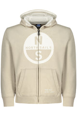 NORTH SAILS CHILDREN'S BEIGE ZIP-UP SWEATSHIRT