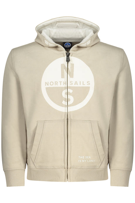 NORTH SAILS CHILDREN'S BEIGE ZIP-UP SWEATSHIRT