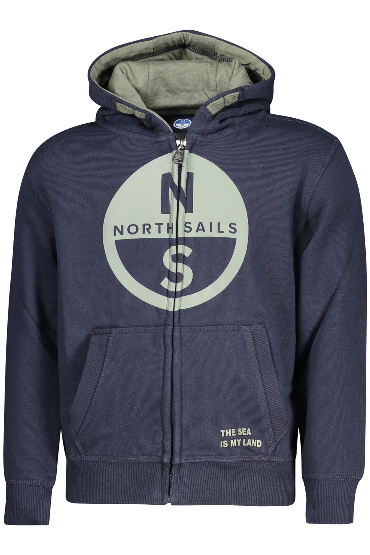NORTH SAILS CHILDREN'S BLUE ZIP-UP SWEATSHIRT