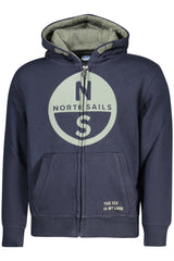NORTH SAILS CHILDREN'S BLUE ZIP-UP SWEATSHIRT