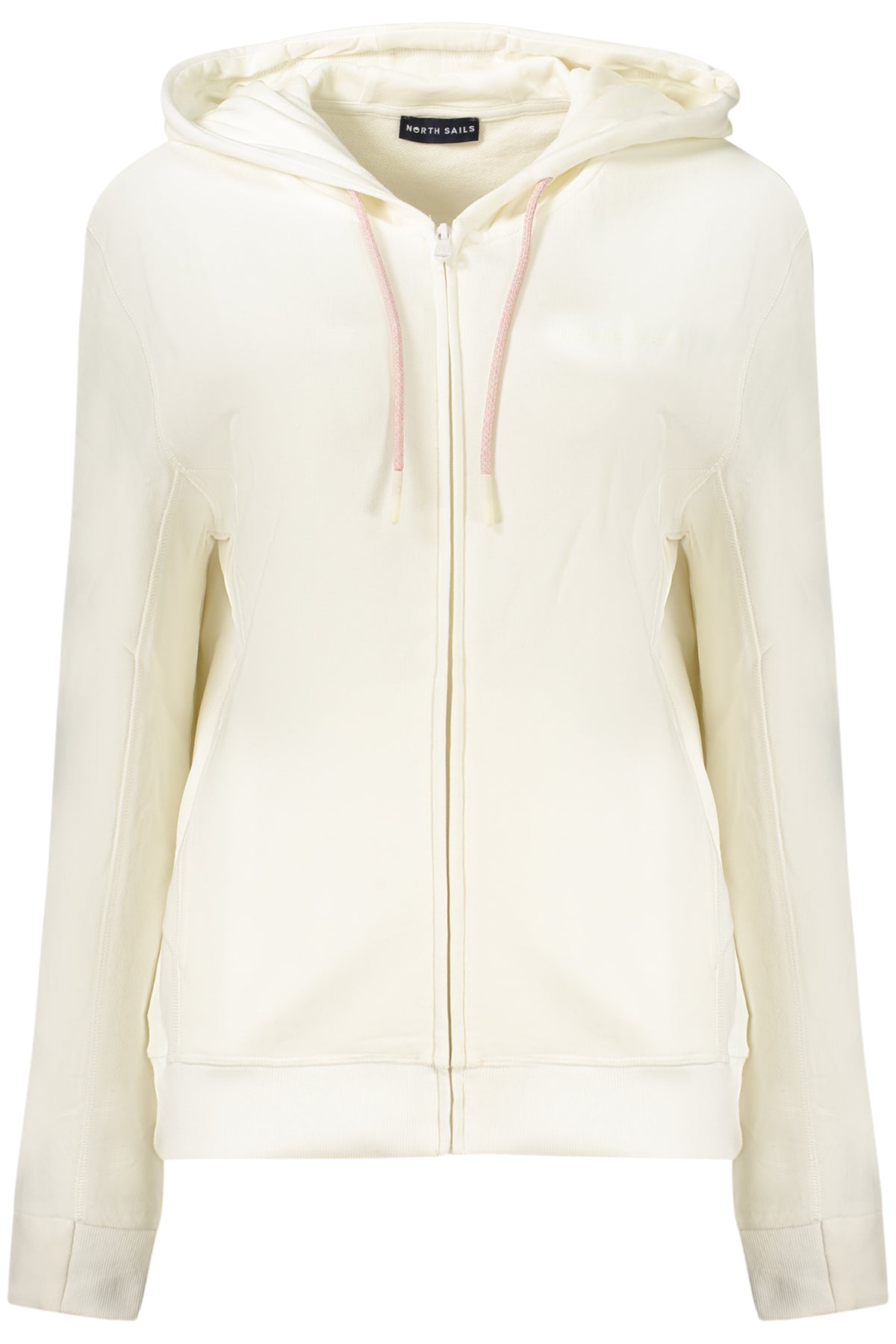 NORTH SAILS WOMEN'S ZIP-UP SWEATSHIRT WHITE